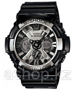 Часы электронные наручные мужские Casio G-SHOCK GA-200-1ADR, Механизм: Кварц, Браслет: Ремешок из полимерного