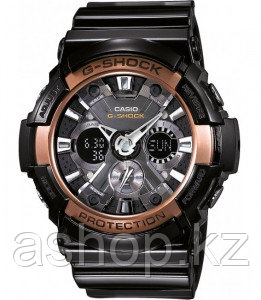 Часы электронные наручные мужские Casio G-SHOCK GA-200RG-1ADR, Механизм: Кварц, Браслет: Ремешок из полимерног