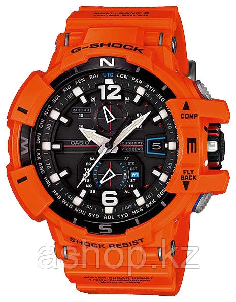Часы электронные наручные мужские Casio G-SHOCK GW-A1100R-4ADR , Механизм: Кварц, Браслет: Каучук, Застежка кл