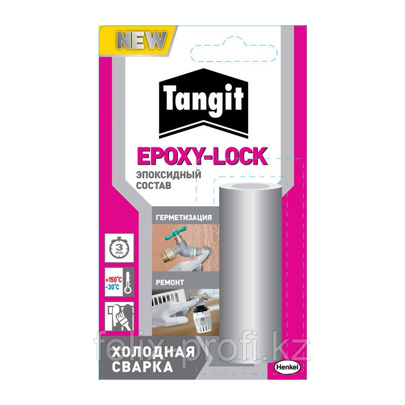 Эпоксидный состав Tangit Epoxy-Lock -двухкомпонентный для фиксации дерева, металла,камня, стекла,кирпича, 48г.