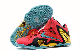 Баскетбольные кроссовки Nike Lebron 11 (XI) Elite Low красные, фото 2