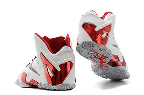 Баскетбольные кроссовки Nike Lebron 11 (XI) Elite Low белые, фото 2