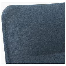 Кресло c высокой спинкой ВЕДБУ синий ИКЕА, IKEA  , фото 2