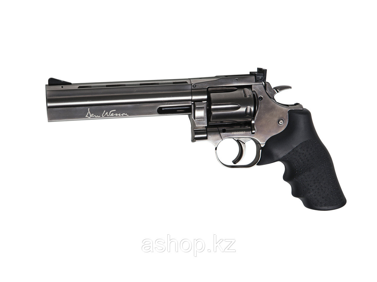 Револьвер пневматический ASG Dan Wesson 715 - 6", Калибр: 4,5 мм (.177, BB), Дульная энергия: 3,0 Дж, Ёмкость