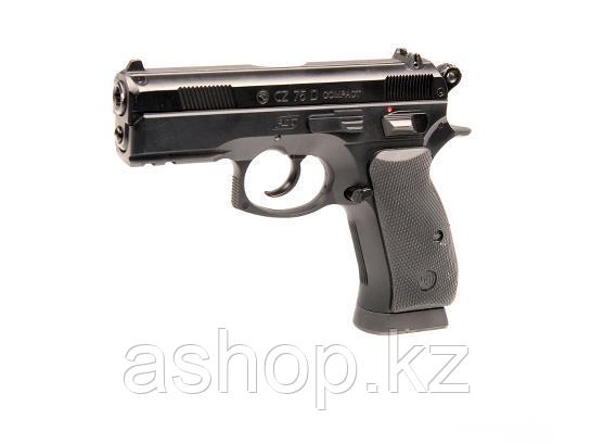 Пистолет пневматический ASG CZ 75D Compact, Калибр: 4,5 мм (.177, BB), Дульная энергия: 2,3-2,7 Дж, Ёмкость ма