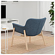 Кресло c высокой спинкой ВЕДБУ синий ИКЕА, IKEA  , фото 3