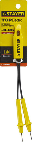 Пробник STAYER "STANDARD", 90-600 В, 170мм, фото 2