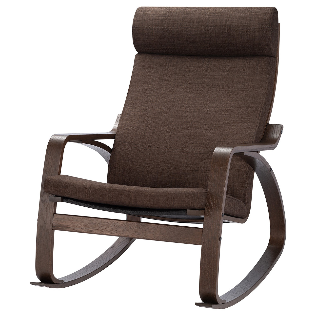 Кресло-качалка ПОЭНГ коричневый, Шифтебу коричневый ИКЕА, IKEA