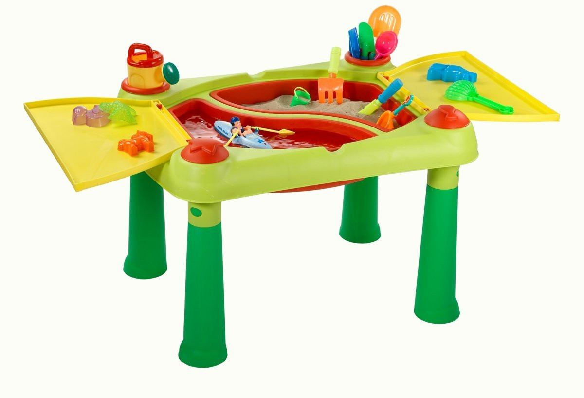 Столик для детского творчества с песком и водой Keter Зеленый/Фиолетовый - фото 3 - id-p60466681