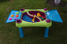 Столик для детского творчества с песком и водой Keter Зеленый/Фиолетовый