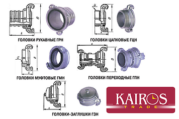 Головка - заглушка соединительная всасывающая ГЗВ-100