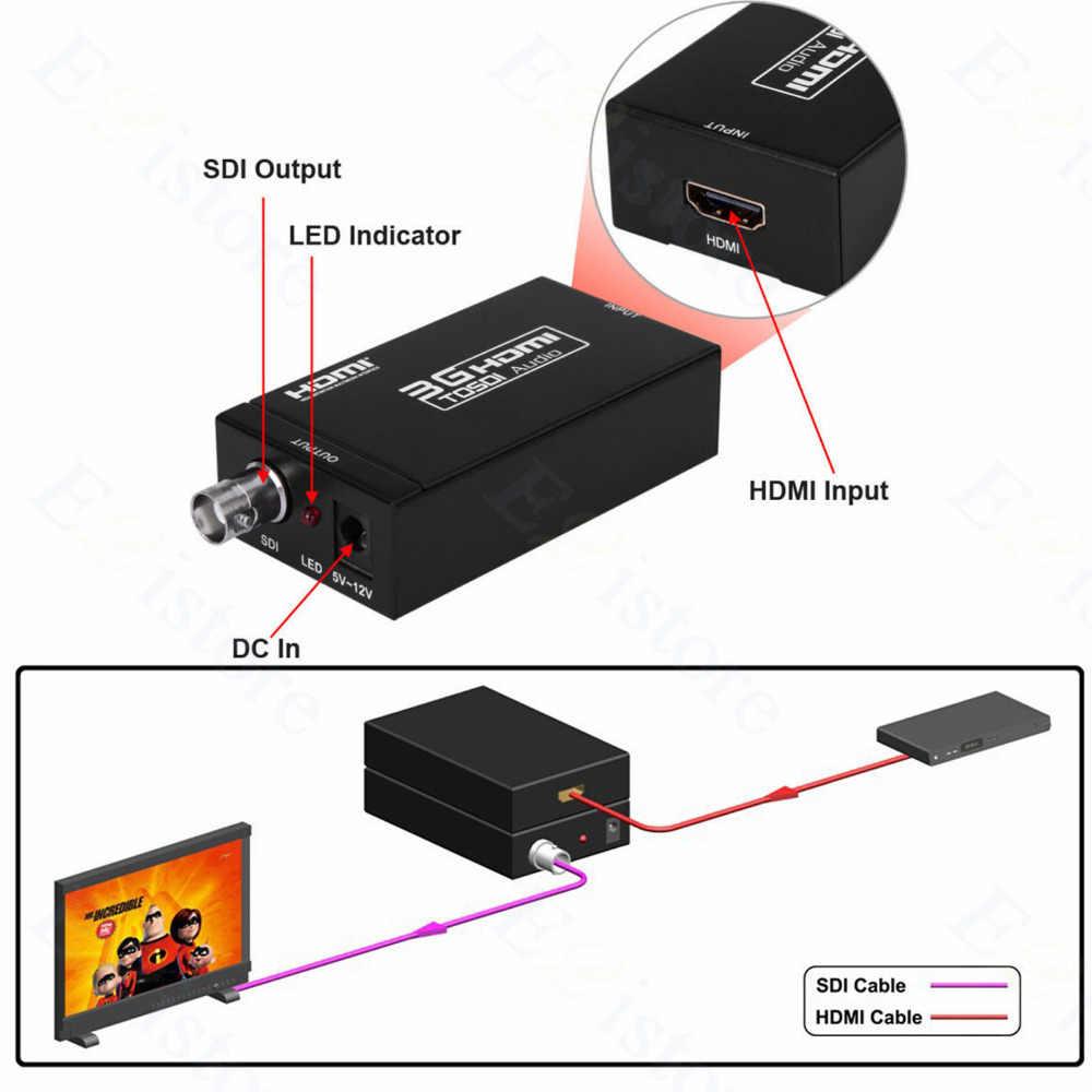 Профессиональный мини переходник / конвертер HDMI в SDI со звуком - фото 4 - id-p46438290