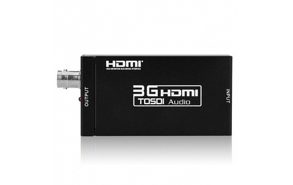 Профессиональный мини переходник / конвертер HDMI в SDI со звуком, фото 1