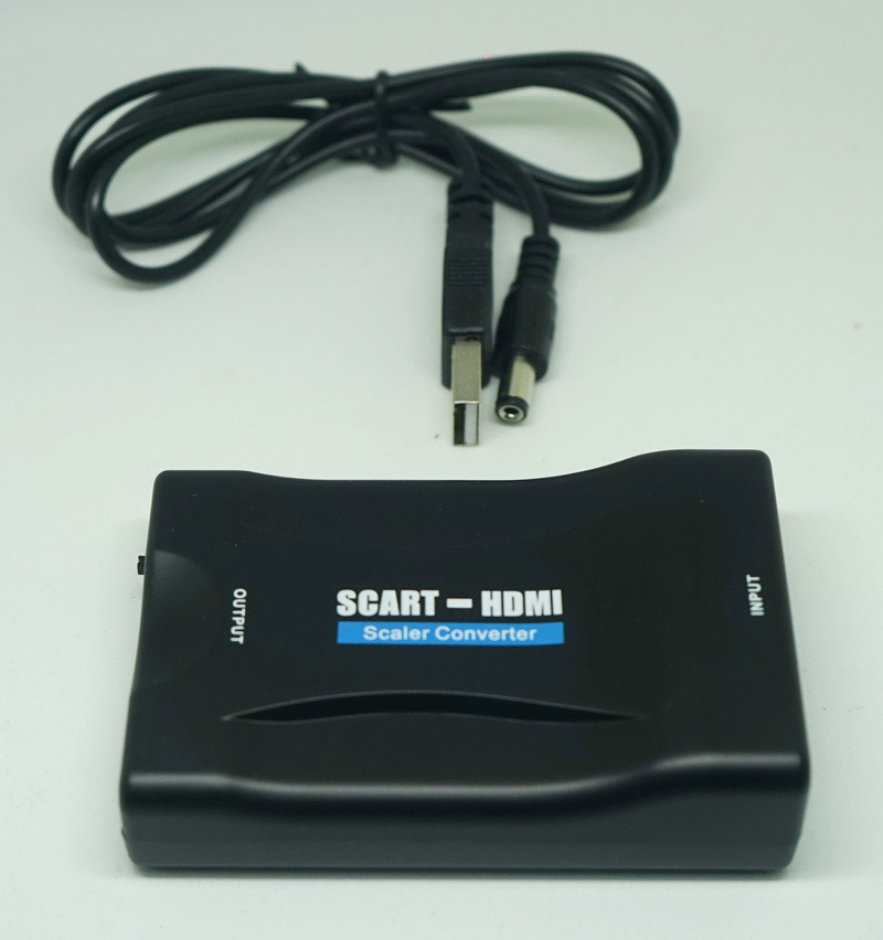 Конвертер SCART to HDMI преобразователь, переходник