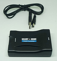 Конвертер SCART to HDMI преобразователь, переходник, фото 1