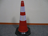 Конус сигнальный пластмассовый Н700*350*350мм