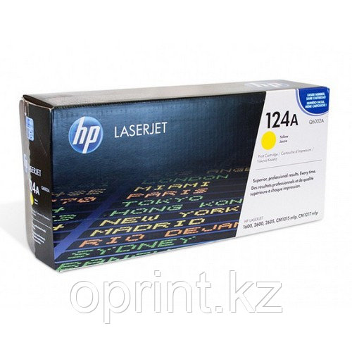 Картридж HP 124А желтый