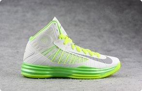 Кроссовки для баскетбола Nike Lunar Hyperdunk белые, фото 2