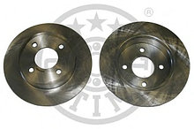 Тормозные диски Nissan Micra K11 (00-03, задние, Optimal)