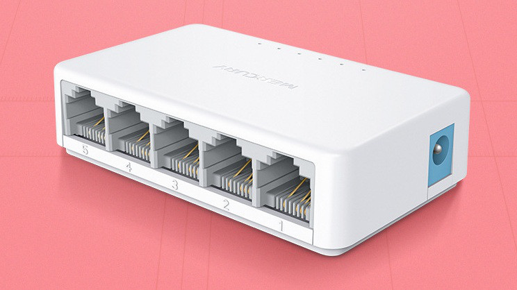 Коммутатор 5 портов Mercury Mini S105C 10/100Mb