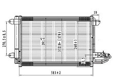 Радиатор кондиционера AUDI A3/S3 03-12