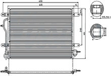 Радиатор кондиционера  AUDI A4/S4 01-07