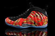 Баскетбольные кроссовки Nike Foamposite One Pro крассные, фото 2