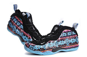 Баскетбольные кроссовки Nike Foamposite One синие, фото 2