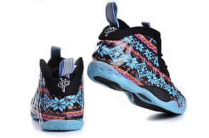 Баскетбольные кроссовки Nike Foamposite One синие, фото 2
