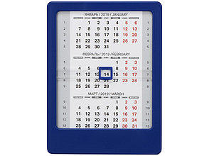 Календарь Офисный помощник, синий, фото 2