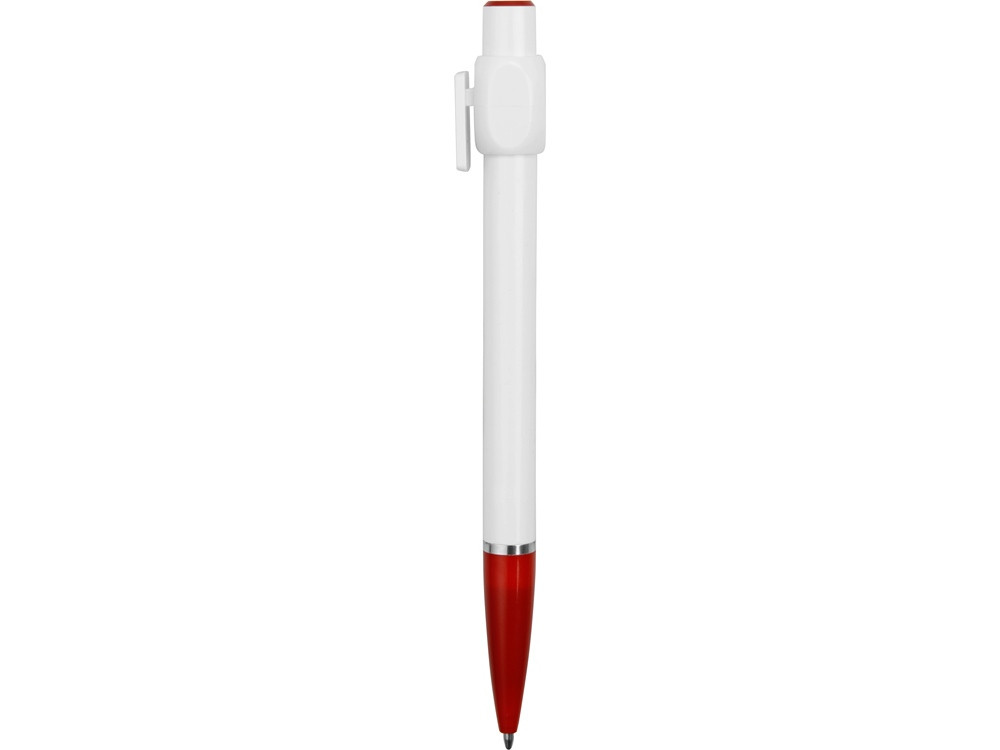 Ручка шариковая Тенерифе, белый/красный - фото 3 - id-p60498511