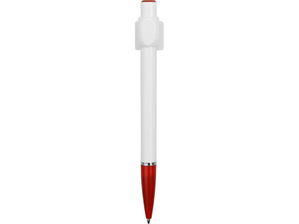Ручка шариковая Тенерифе, белый/красный - фото 4 - id-p60498511