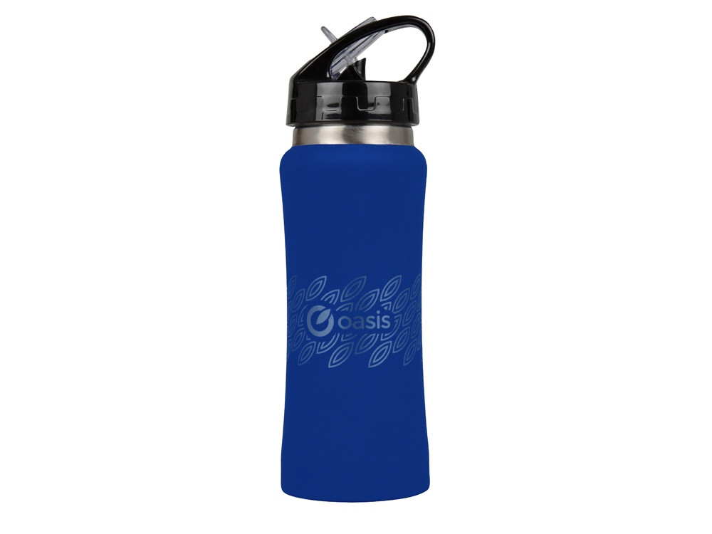 Бутылка спортивная Коста-Рика 600мл, синий - фото 7 - id-p55554835