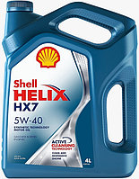 Полусинтетическое масло HELIX HX7 5W-40 (SN/CF) 4л