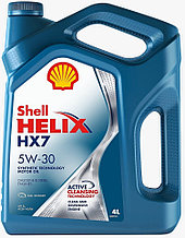 Полусинтетическое масло SHELL HELIX HX7 5W-30 (SN/CF) 4л
