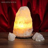 Соляной светильник "Скала" большая D-12, h-18 см, цельный кристалл
