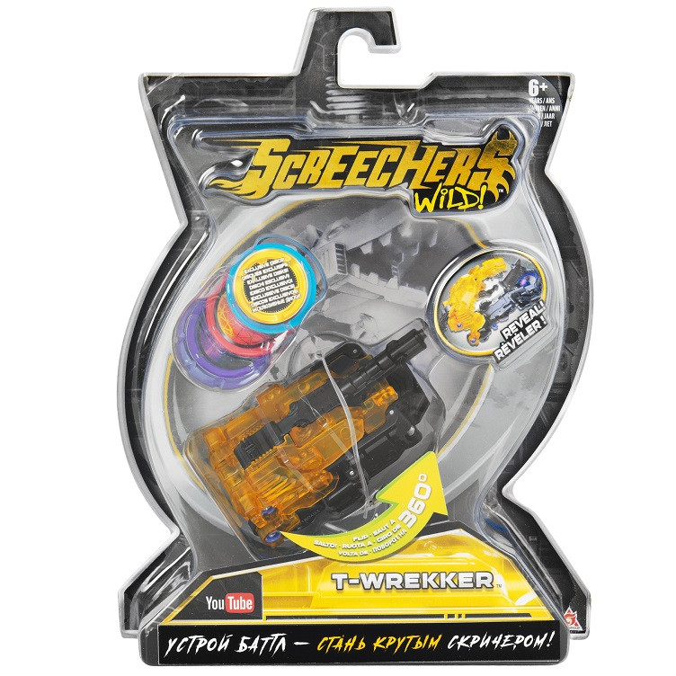 Screechers Wild 35867 Дикие Скричеры Машинка-трансформер W-Wrex Ви-рекс
