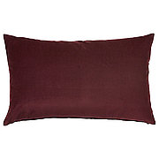 Чехол на подушку 40х65 САНЕЛА темно-красный ИКЕА, IKEA 