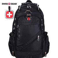 Swissgear 8810 рюкзактары 17 дюймге дейінгі ноутбук б лімі және жаңбыр қапшығы бар (Қара)