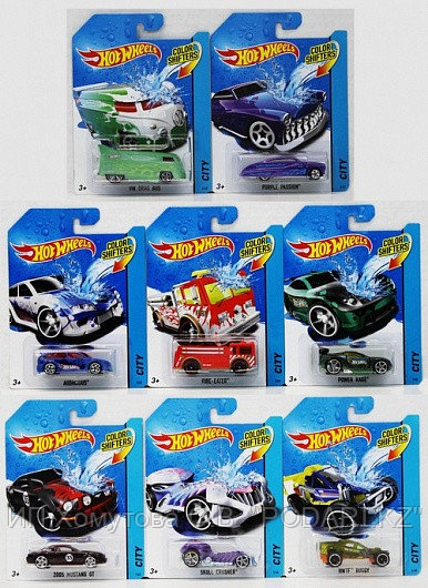 Hot Wheels Машинка одиночная меняющая цвет