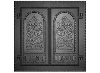 Дверь каминная топочная ДК-6 410х410 RLK 8314, крашеная (Рубцовск-Литком)