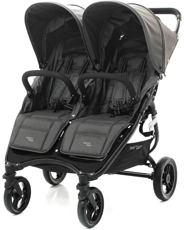 Коляска для двойни Snap Duo Dove Grey (Valco Baby, Австралия)