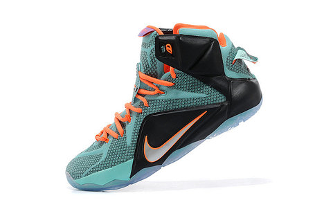 Кроссовки для баскетбола Nike Lebron 12 Elite Black Blue, фото 1