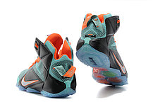 Кроссовки для баскетбола Nike Lebron 12 Elite Black Blue, фото 2