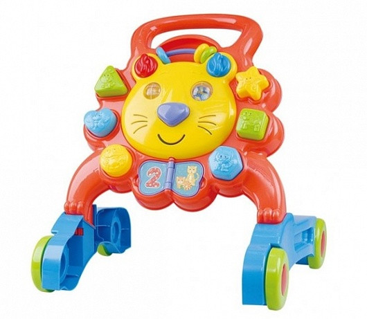 PlayGo 2254 Развивающие ходунки Лев "Учимся ходить шаг за шагом", 12м+
