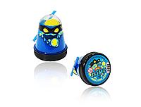 Лизун Slime "Ninja", 2в1: синий и желтый, 130г. S130-1 Лизун Slime "Ninja", 2в1: синий и желтый, 130г.