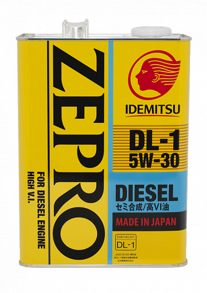 Моторное масло IDEMITSU ZEPRO DL-1 4L - фото 1 - id-p60554729
