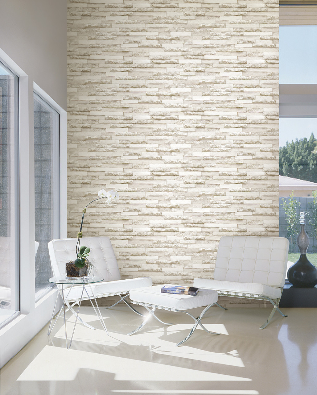 Виниловые моющиеся обои Коллекция "Stone" 85047-2