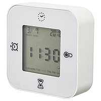 Часы/термометр/будильник/таймер КЛОККИС белый ИКЕА, IKEA 203.352.38 Часы/термометр/будильник/таймер КЛОККИС белый ИКЕА, IKEA