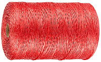 Шпагат ЗУБР многоцелевой полипропиленовый, красный, d=1,8 мм, 60 м, 50 кгс, 1,2 ктекс 50039-060